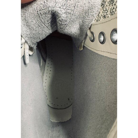 Dr. Martens White 1460 Lace-Up Leather Combat Boots Women's 10 Men's 8 - Picture 16 of 16